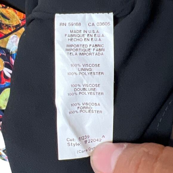 Fifteen Twenty Camisole Floral Sleeveless Spaghetti Straps Top Size XS - Picture 4 of 6